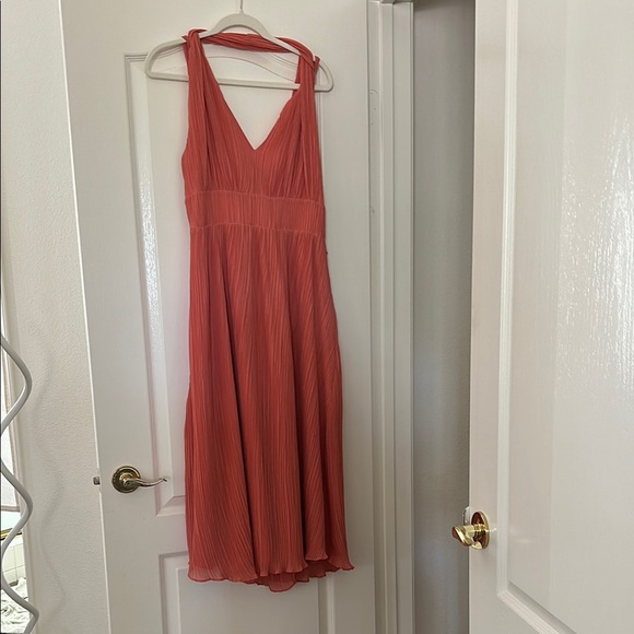 Express Dresses & Skirts - Express Coral color Midi Sundress for Wedding Guest